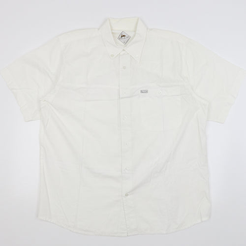 Blanc Du Nil Mens White    Button-Up Size XL