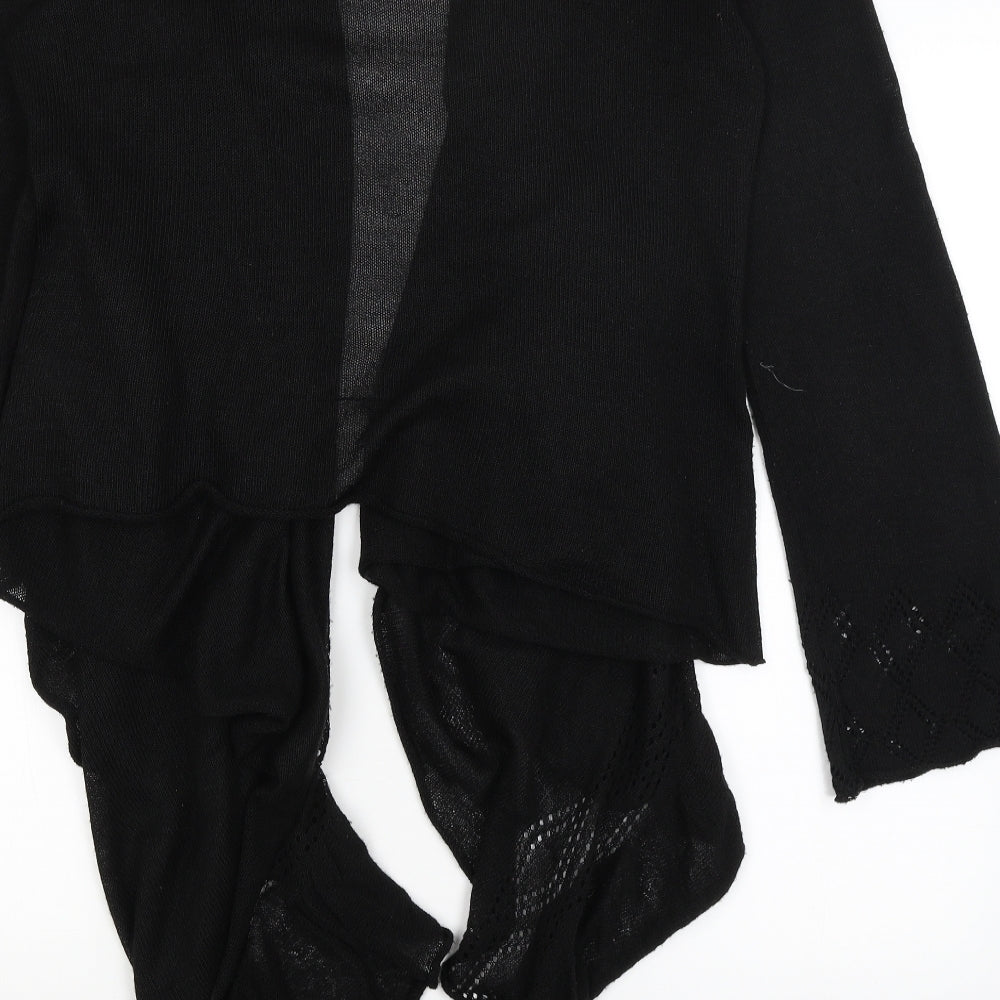 George Womens Black   Wrap Jumper Size M