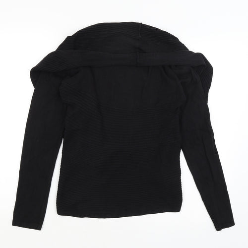 Nicole Womens Black   Wrap Jumper Size M