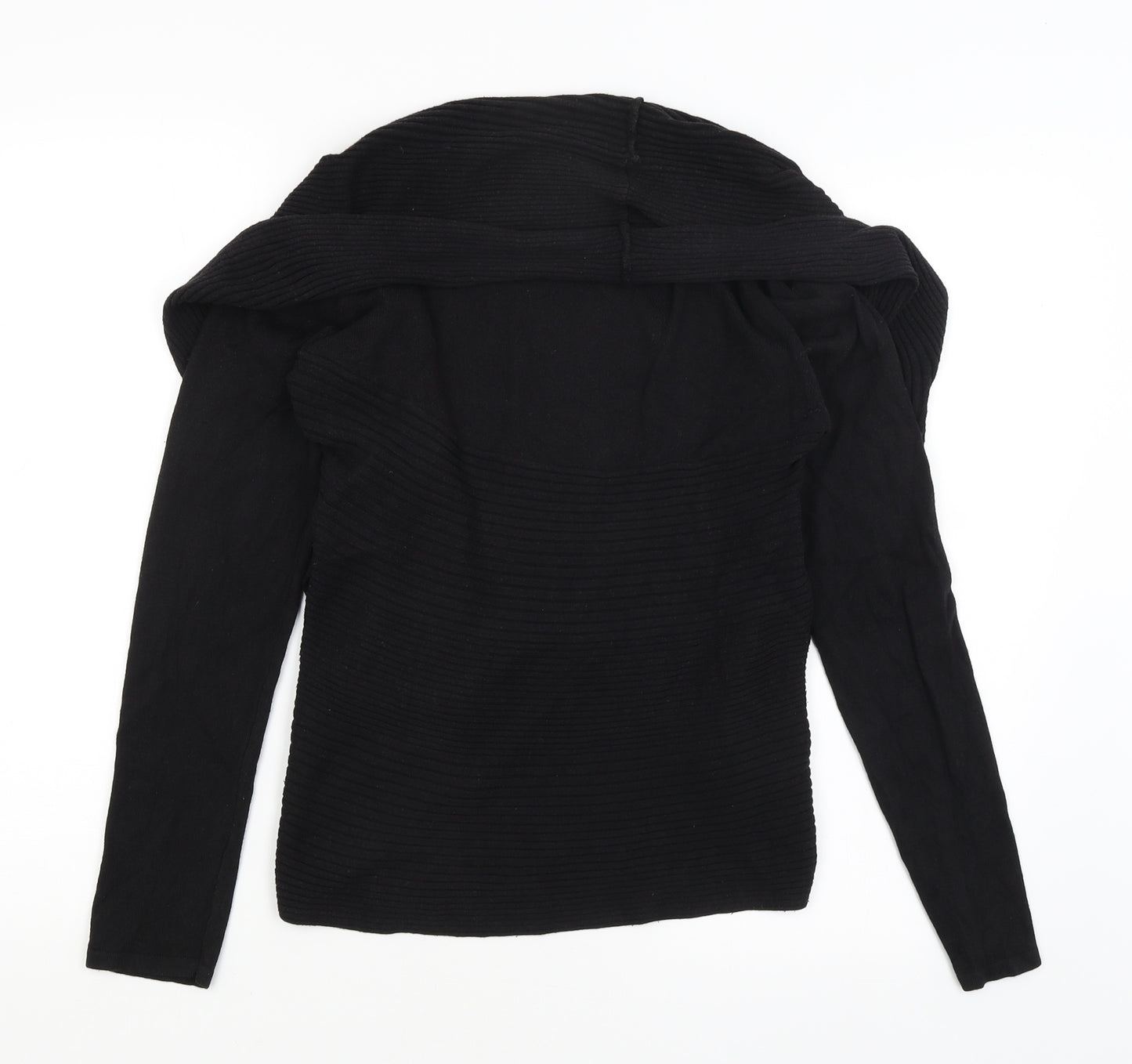 Nicole Womens Black   Wrap Jumper Size M