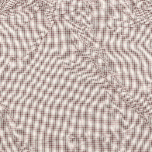 BHS Mens Red Check   Button-Up Size 16