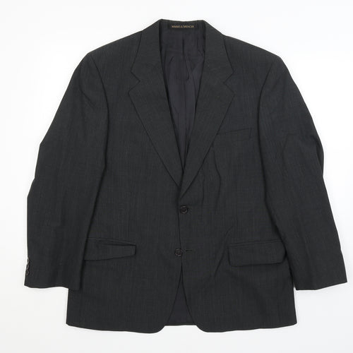 M&S Mens Grey   Jacket Blazer Size L