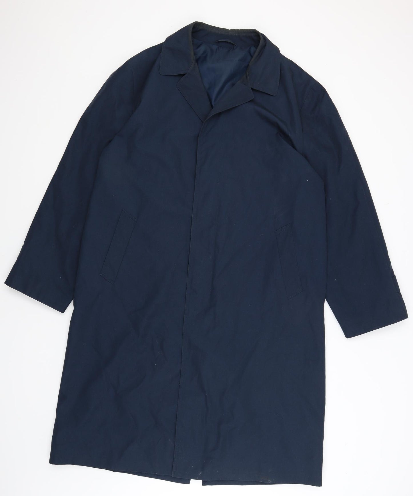 Dunn & Co Womens Blue   Overcoat Coat Size 14