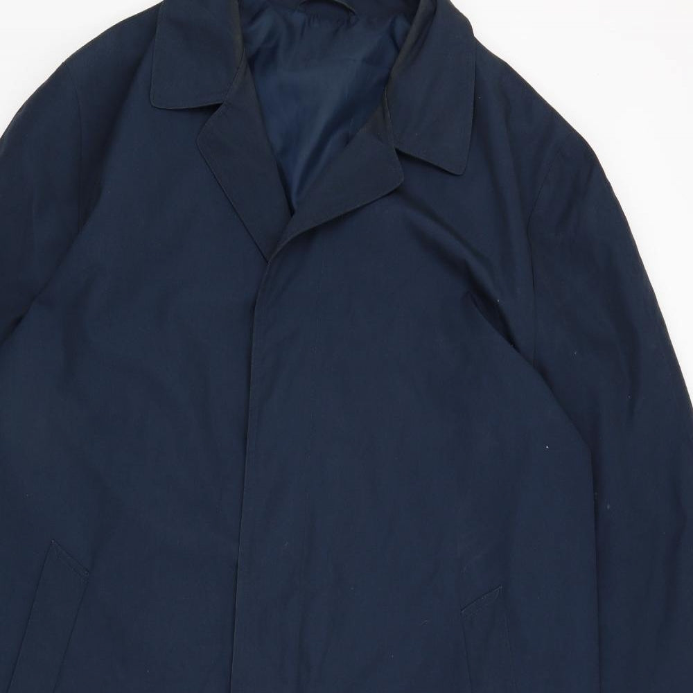 Dunn & Co Womens Blue   Overcoat Coat Size 14