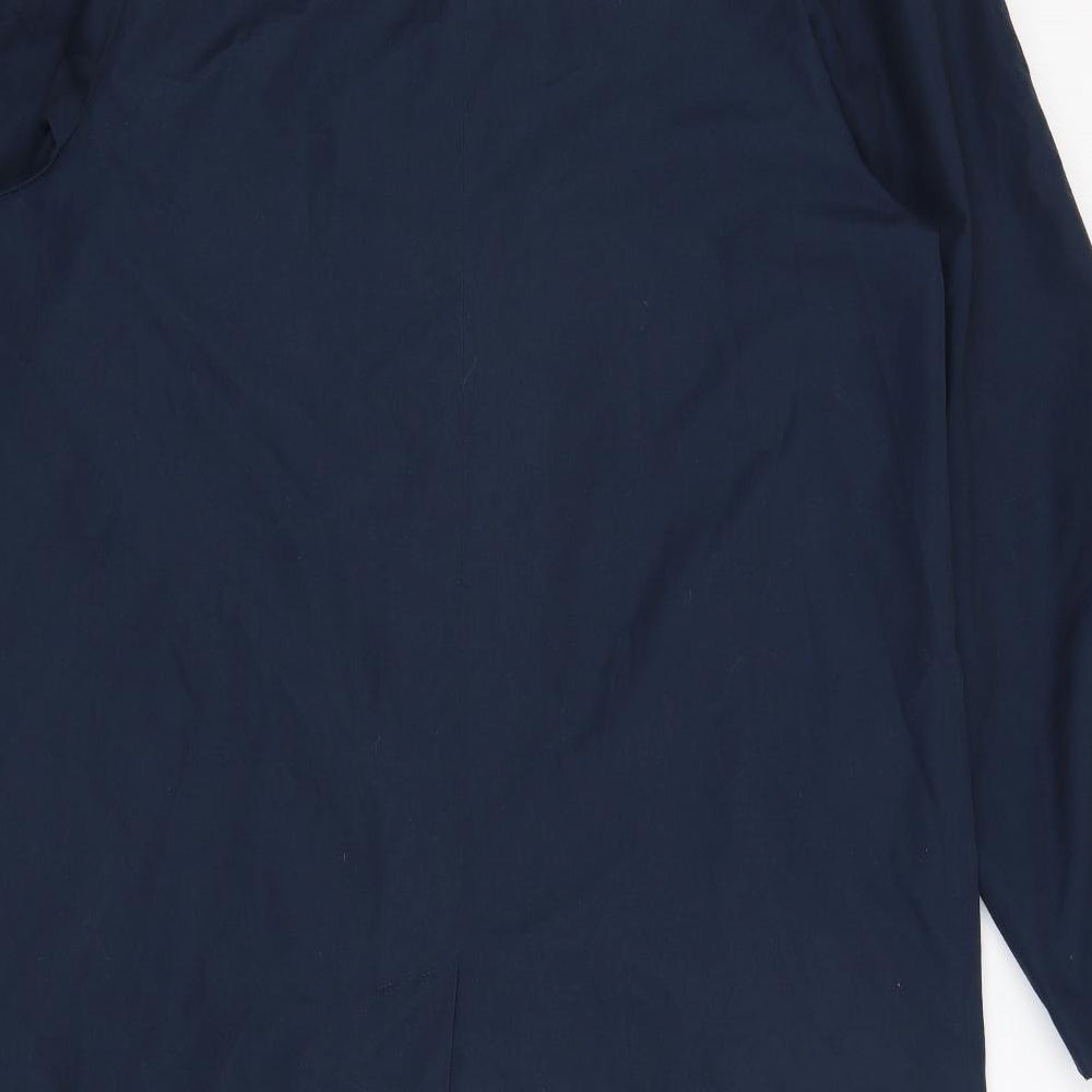 Dunn & Co Womens Blue   Overcoat Coat Size 14