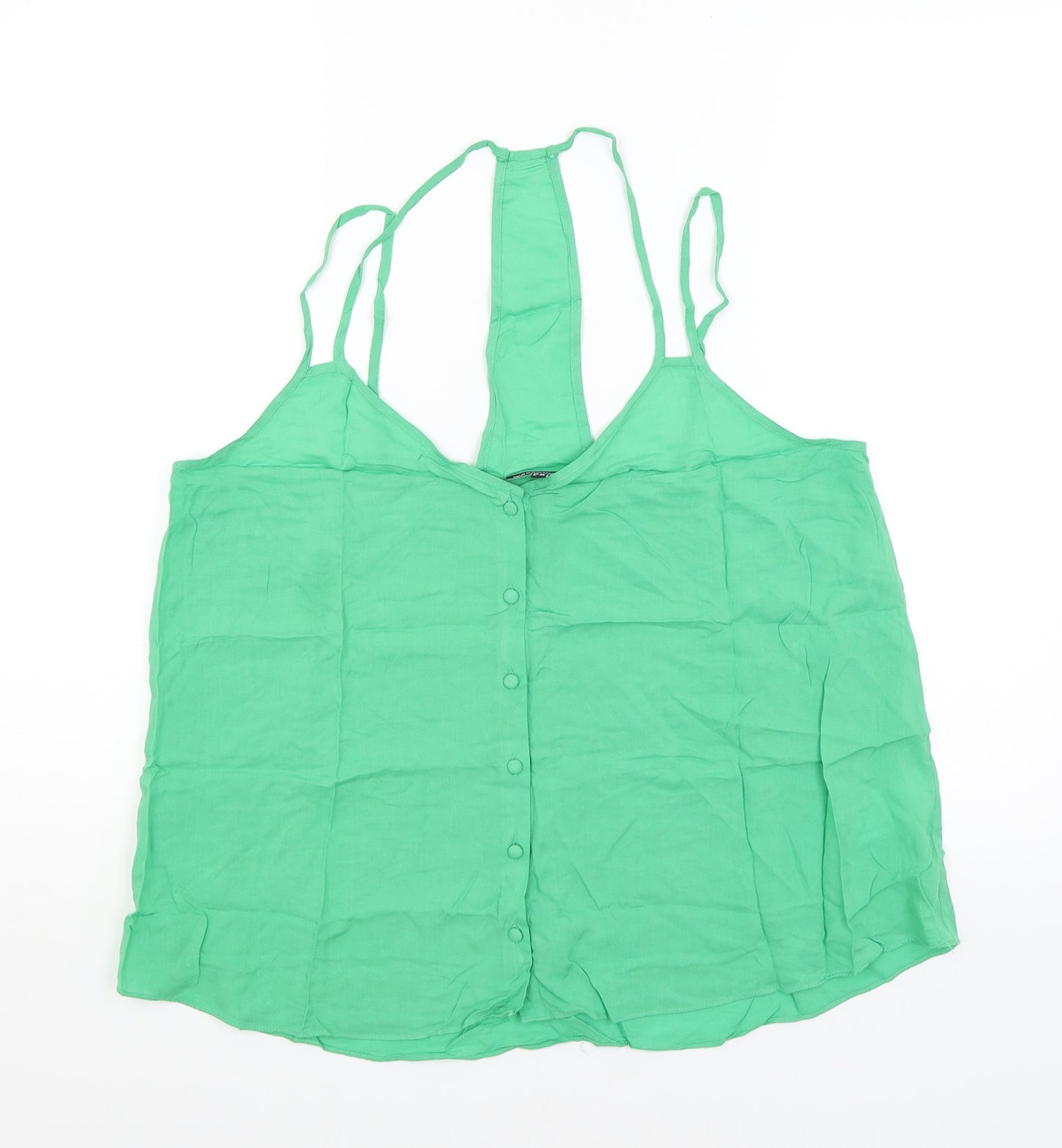 Warehouse Womens Green   Camisole Tank Size 14