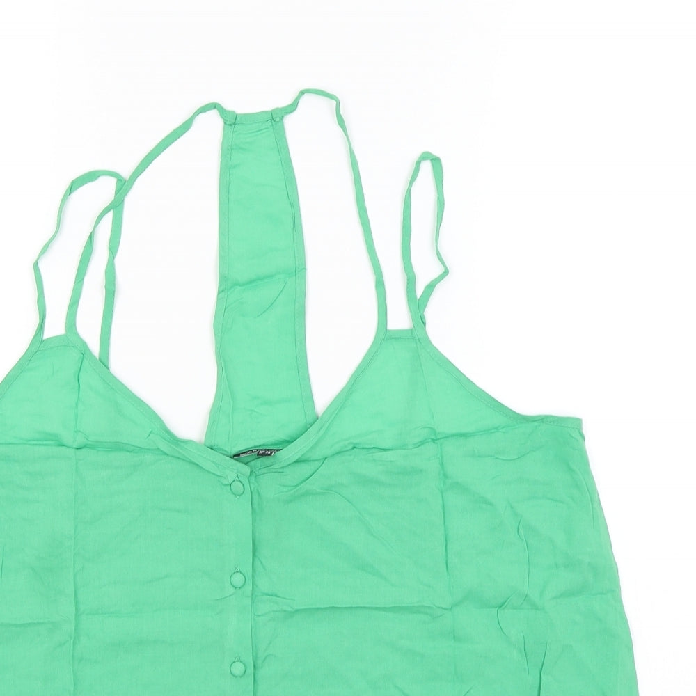 Warehouse Womens Green   Camisole Tank Size 14