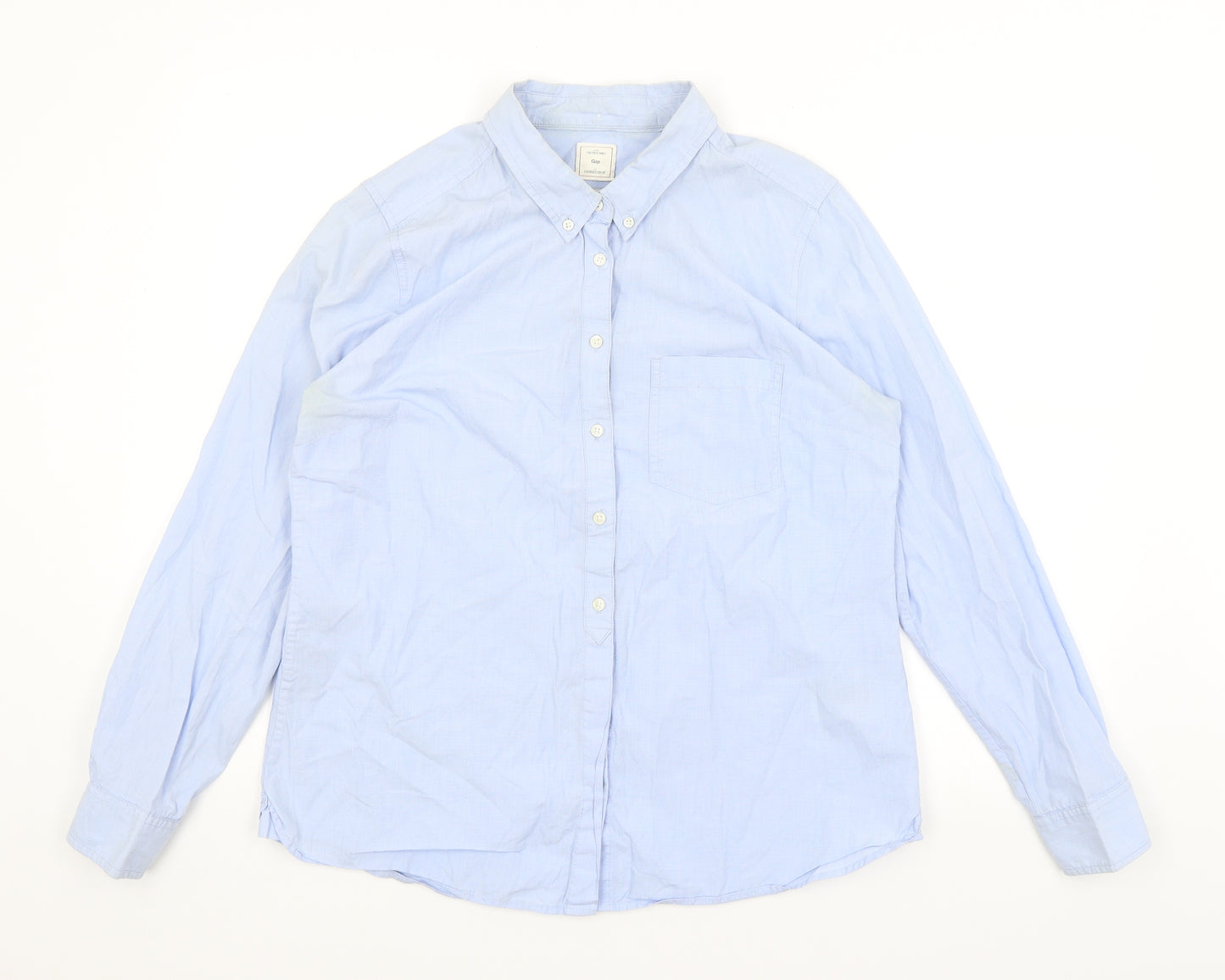 Gap Mens Blue    Button-Up Size L
