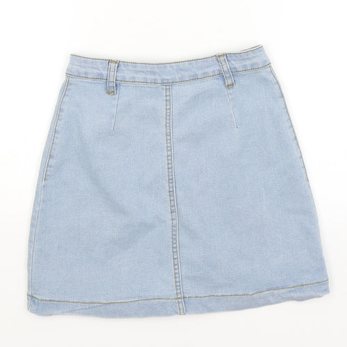Pretty Little Thing Womens Blue   Mini Skirt Size 4