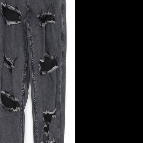 Topshop Womens Grey   Skinny Jeans Size 25 in L26 in