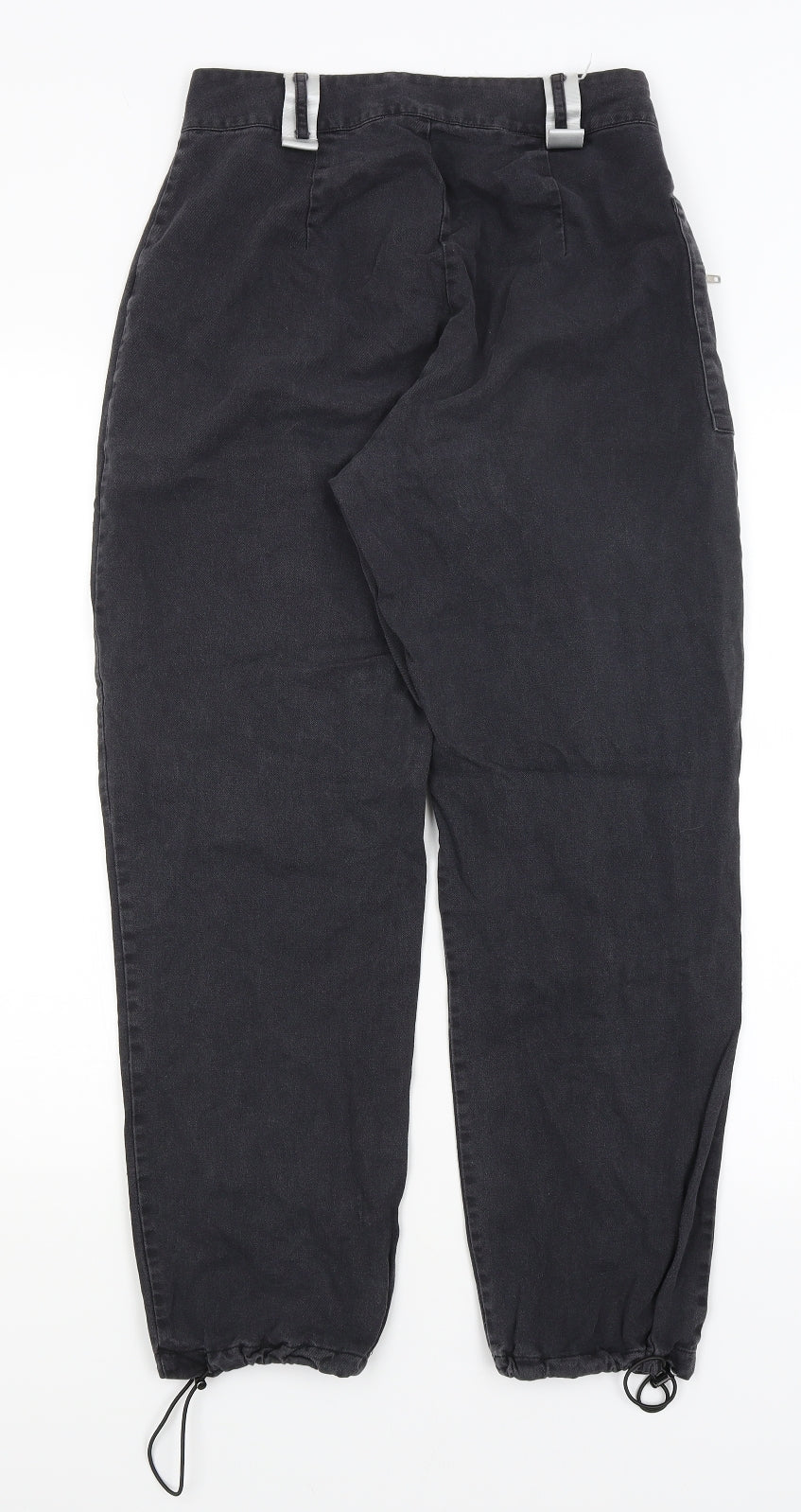 Pretty Little Thing Womens Grey   Cargo Trousers Size 8 L26 in