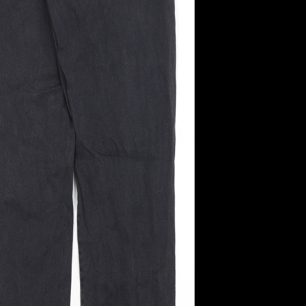 Pretty Little Thing Womens Grey   Cargo Trousers Size 8 L26 in