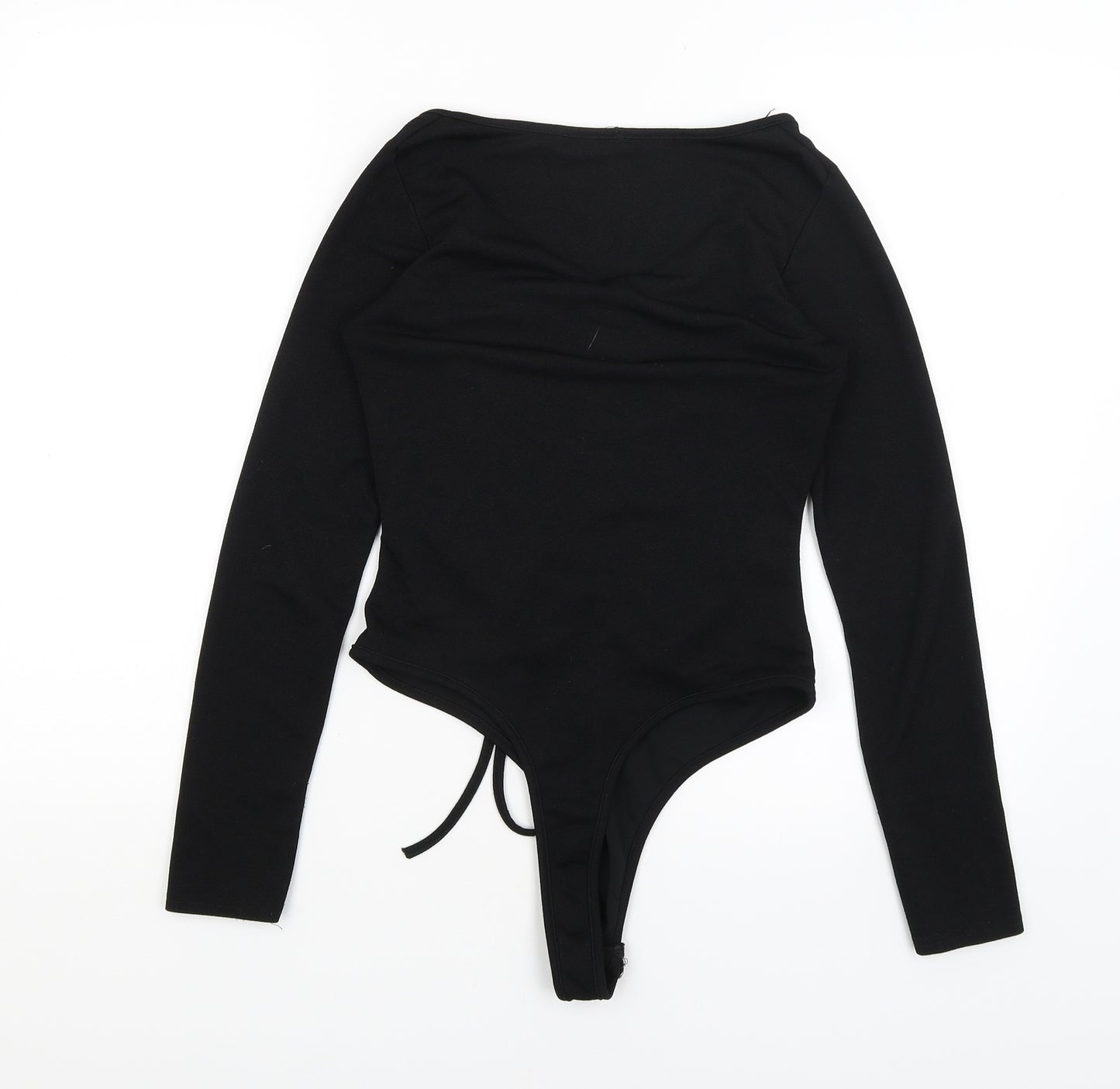 Pretty Little Thing Womens Black   Bodysuit One-Piece Size 10