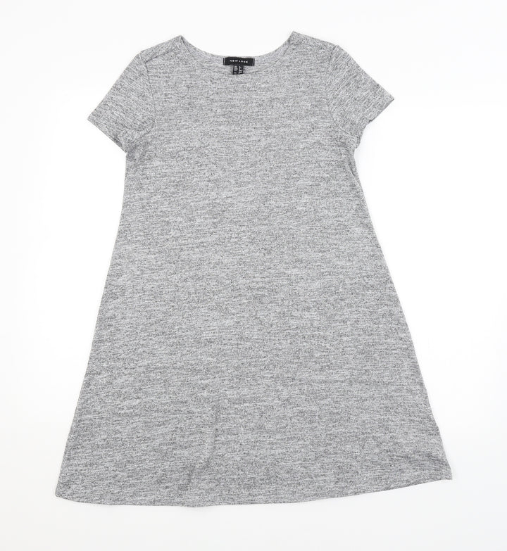 New Look Womens Grey   A-Line  Size 6