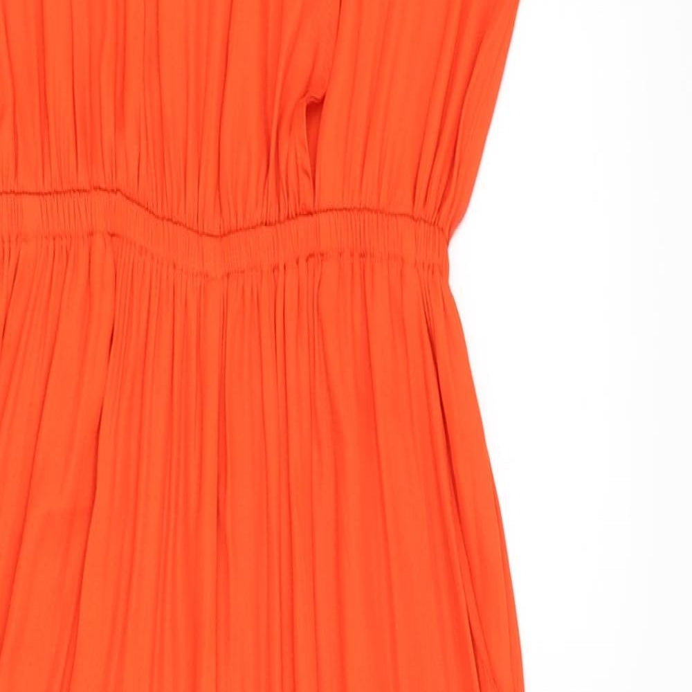 Collection Womens Orange   Catsuit One-Piece Size 10 L30 in