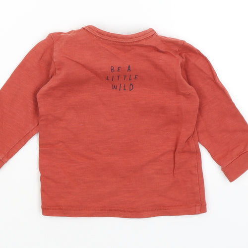 M&S Baby Red   Basic T-Shirt Size 9-12 Months  - Be A Little Wild