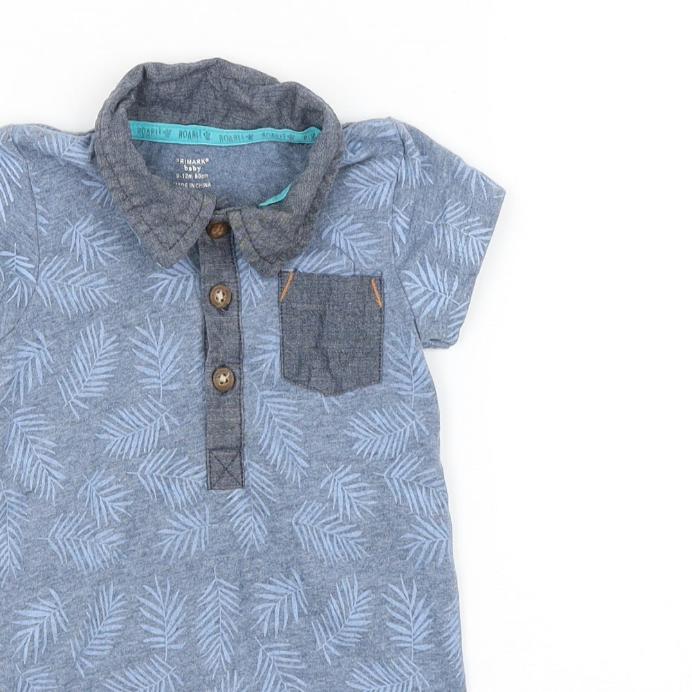 Primark Baby Blue   Babygrow One-Piece Size 9-12 Months