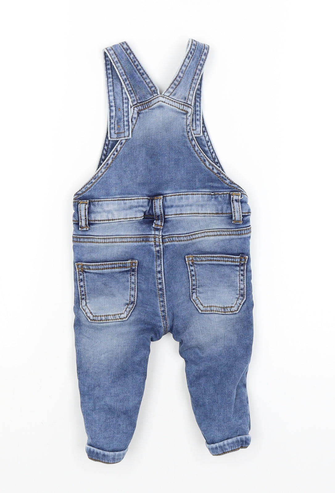 F&F Baby Blue   Dungaree One-Piece Size 3-6 Months
