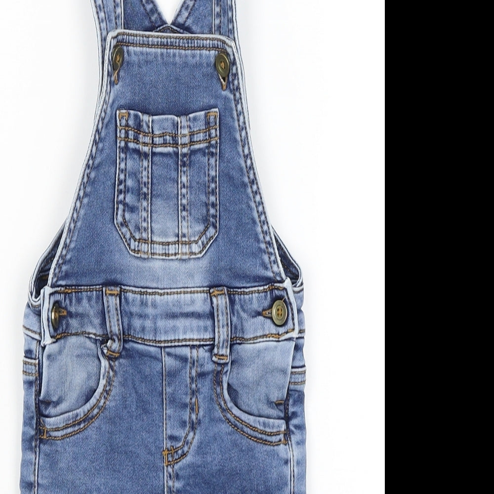 F&F Baby Blue   Dungaree One-Piece Size 3-6 Months