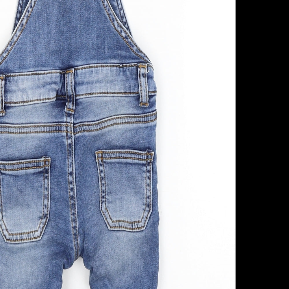 F&F Baby Blue   Dungaree One-Piece Size 3-6 Months