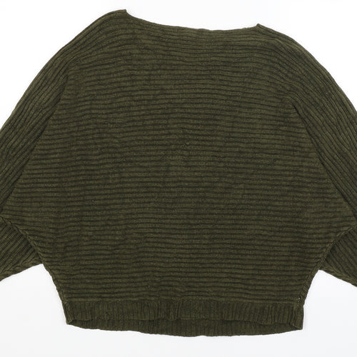 New Look Womens Green   Pullover Jumper Size L