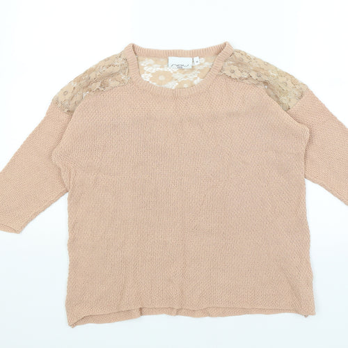 New Look Womens Pink   Pullover Jumper Size 10