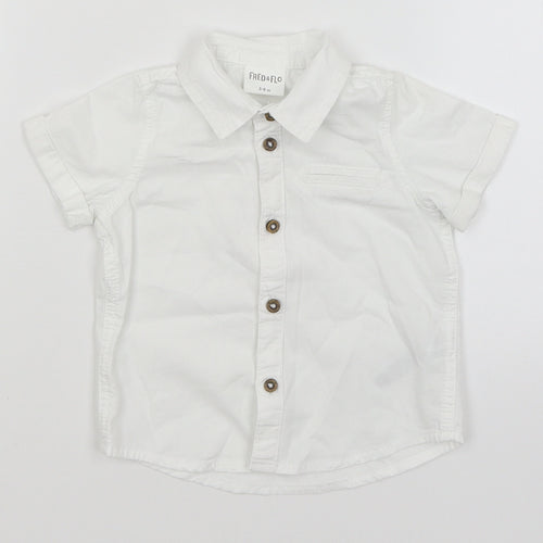 F&F Baby White   Basic Button-Up Size 3-6 Months