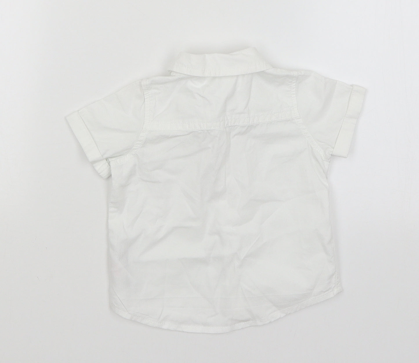 F&F Baby White   Basic Button-Up Size 3-6 Months