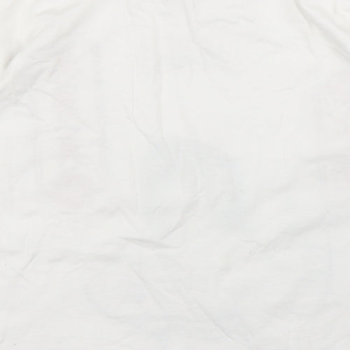 Primark Womens White   Basic T-Shirt Size S  - Disney, Mulan