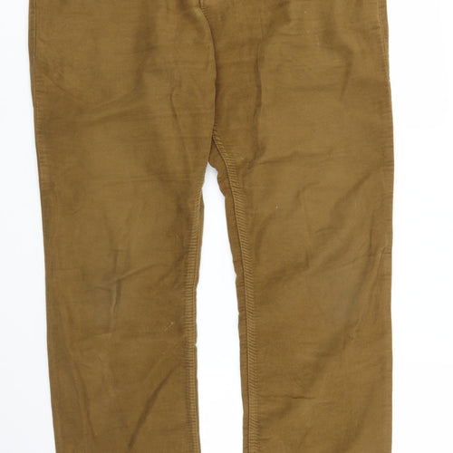 M&S Mens Brown   Carpenter Trousers Size 34 in L31 in