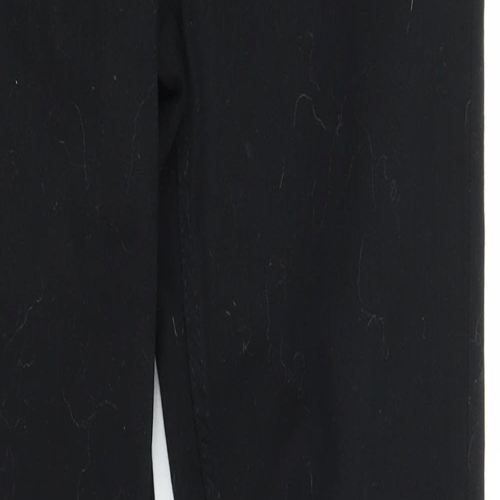 NEXT Womens Black  Denim Straight Jeans Size 8 L30 in