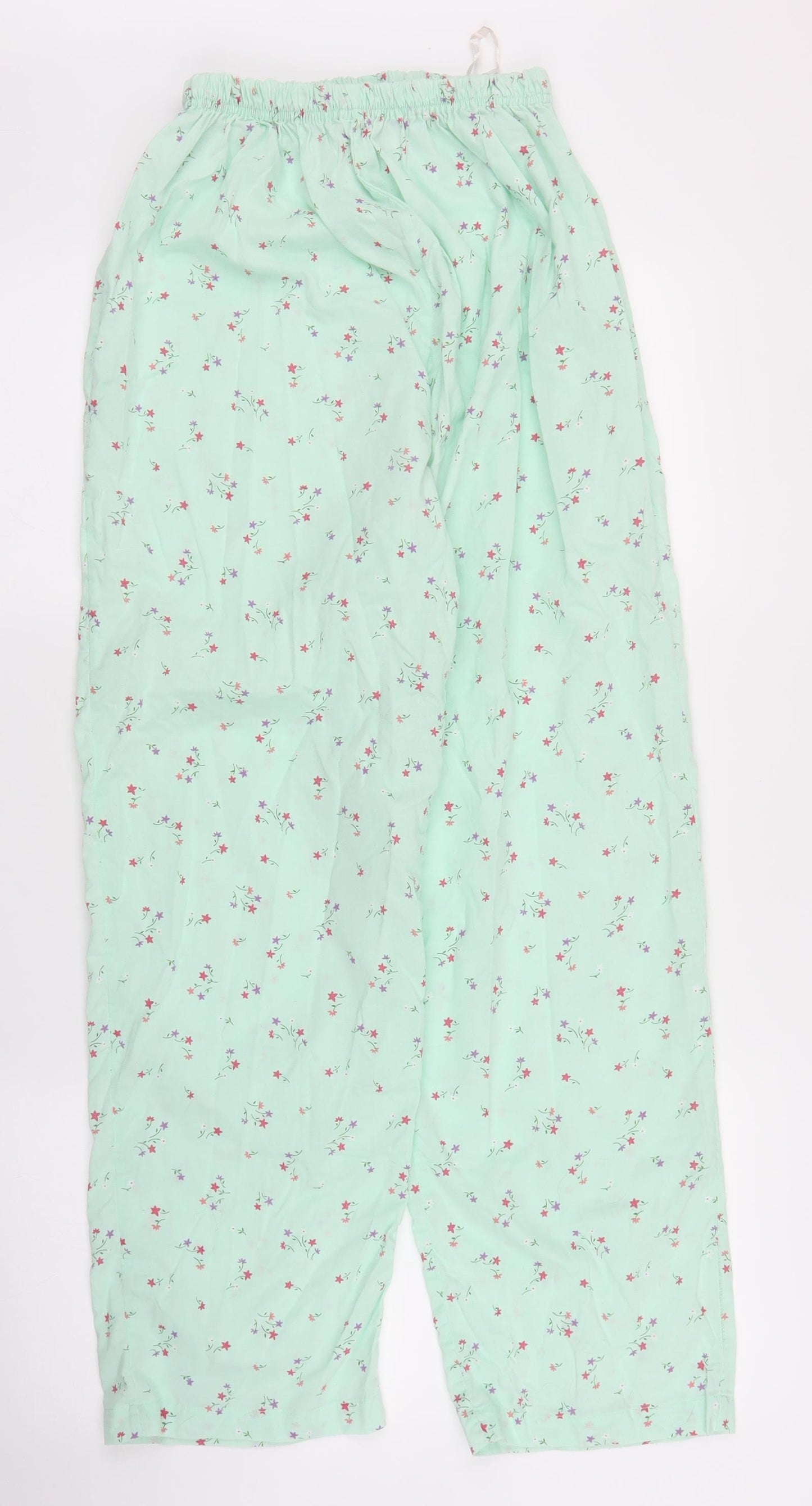 Mellow Womens Green Floral  Chemise Pyjama Set Size 10