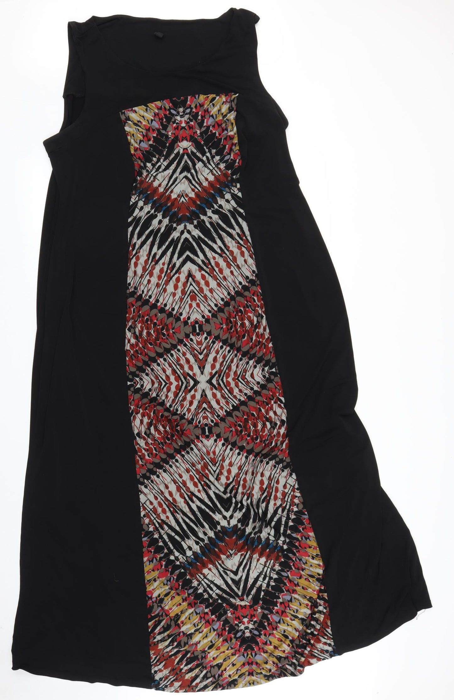 Evie Womens Black Argyle/Diamond  Maxi  Size 28