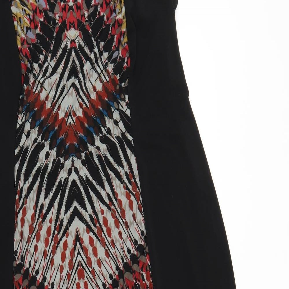 Evie Womens Black Argyle/Diamond  Maxi  Size 28