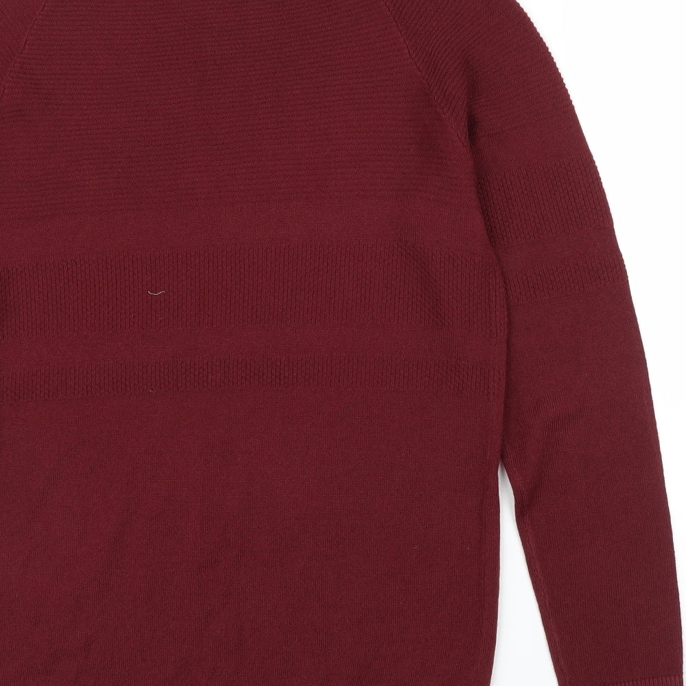 F&F Boys Purple   Tunic Jumper Size 13-14 Years