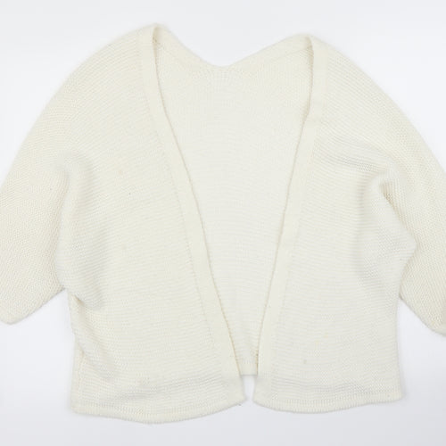 Preworn Womens Ivory   Cardigan Jumper Size L