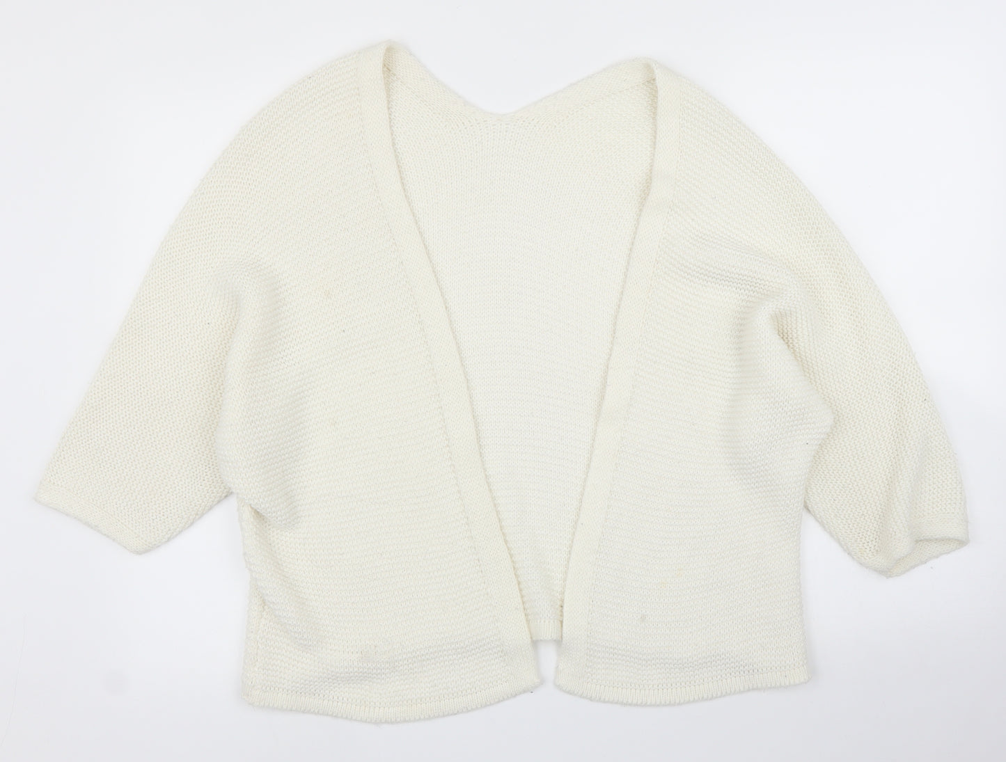 Preworn Womens Ivory   Cardigan Jumper Size L