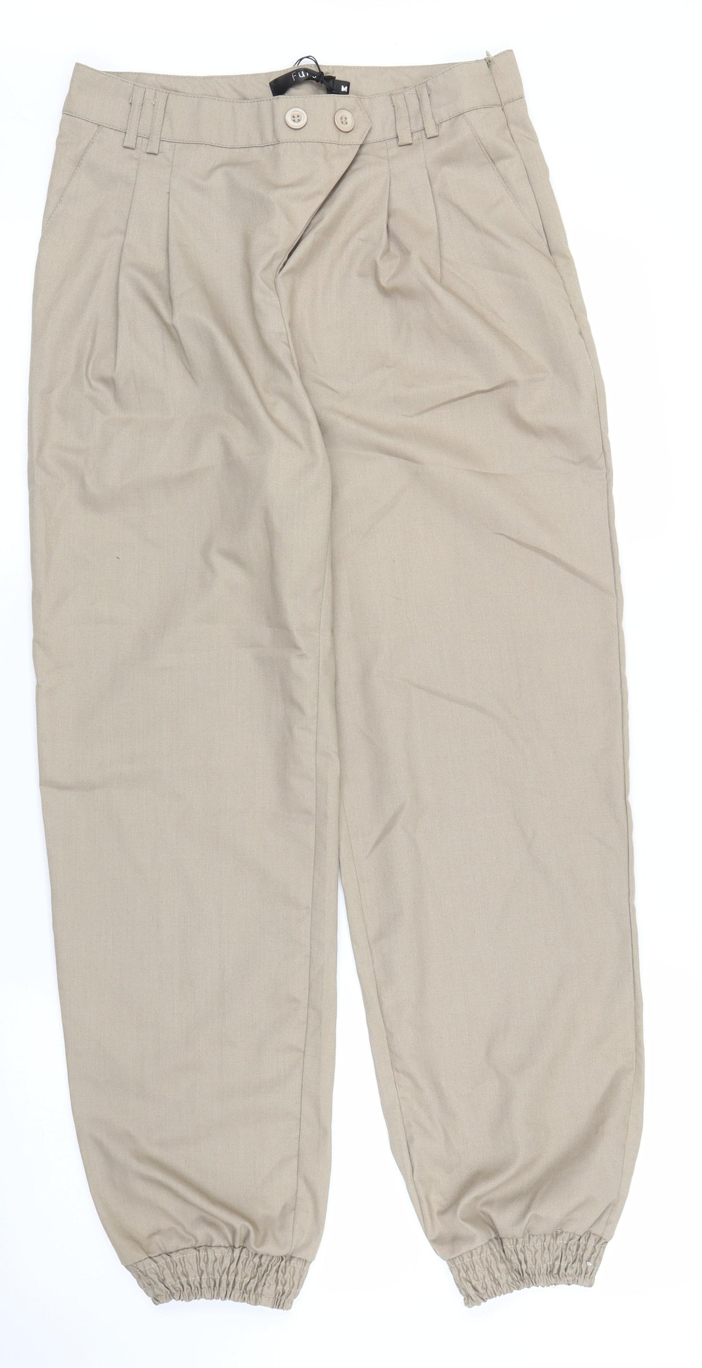 Fury Womens Beige   Bloomer Trousers Size 14 L26.5 in