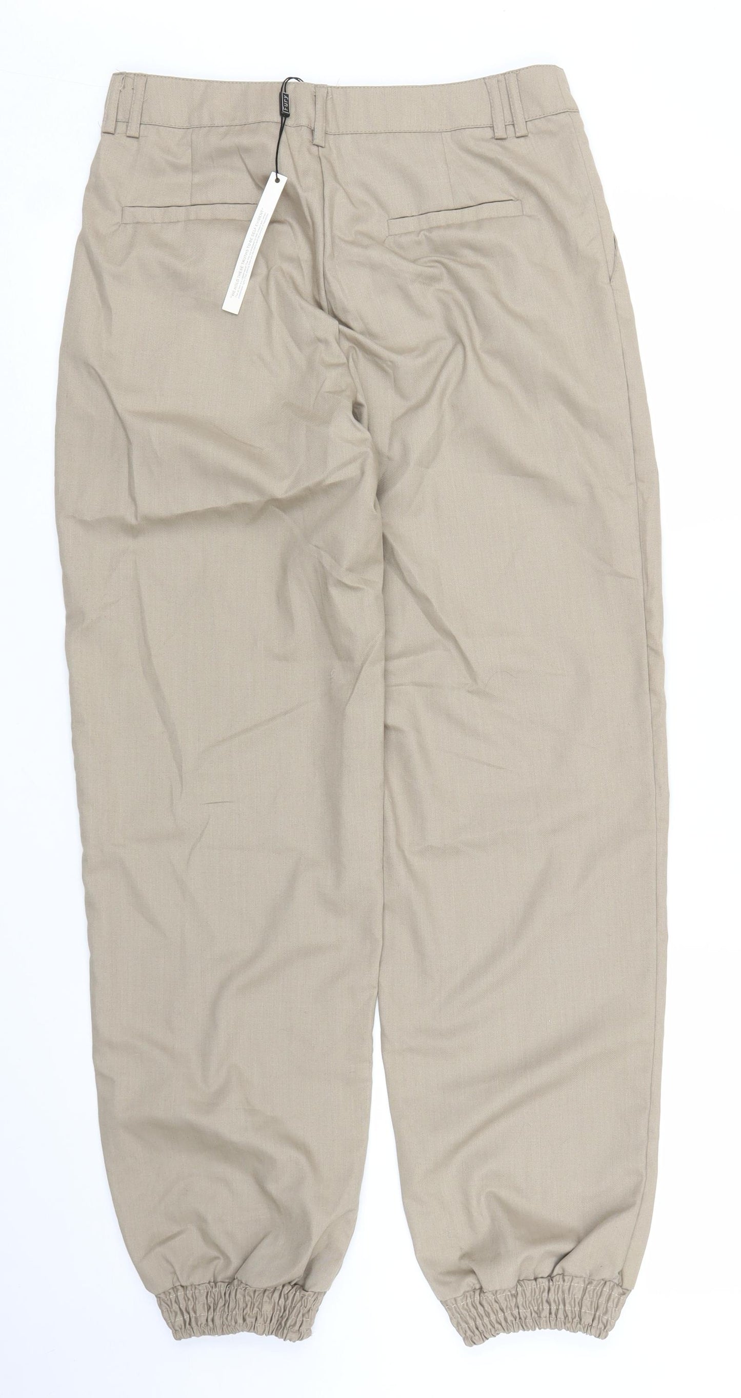 Fury Womens Beige   Bloomer Trousers Size 14 L26.5 in