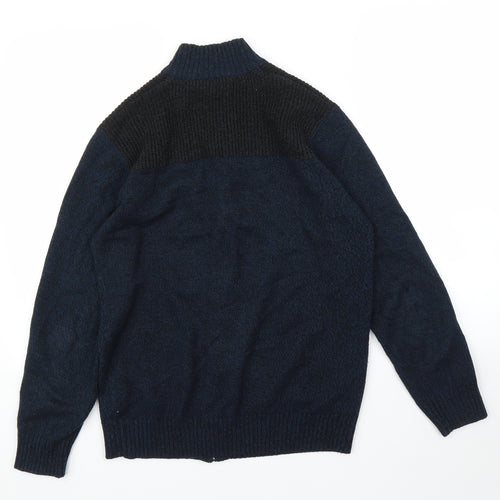 Method Mens Blue   Full Zip Jumper Size M