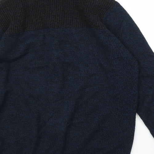 Method Mens Blue   Full Zip Jumper Size M