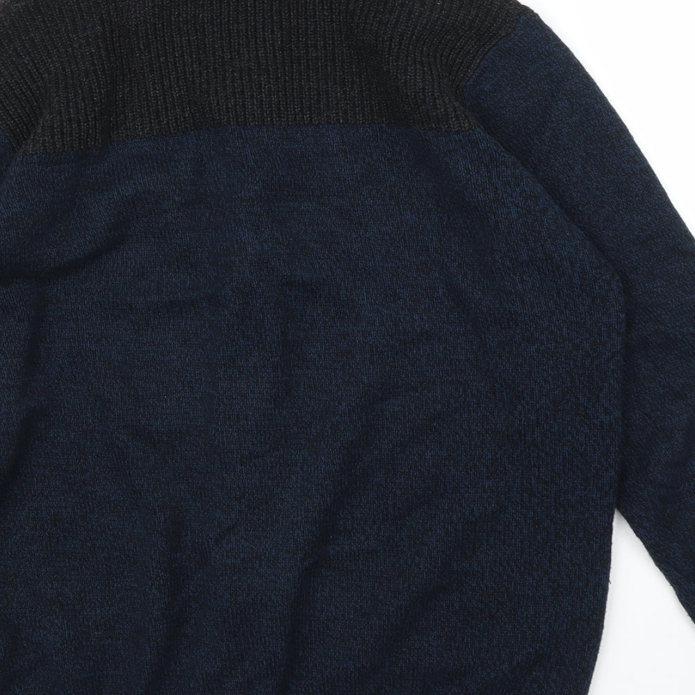 Method Mens Blue   Full Zip Jumper Size M
