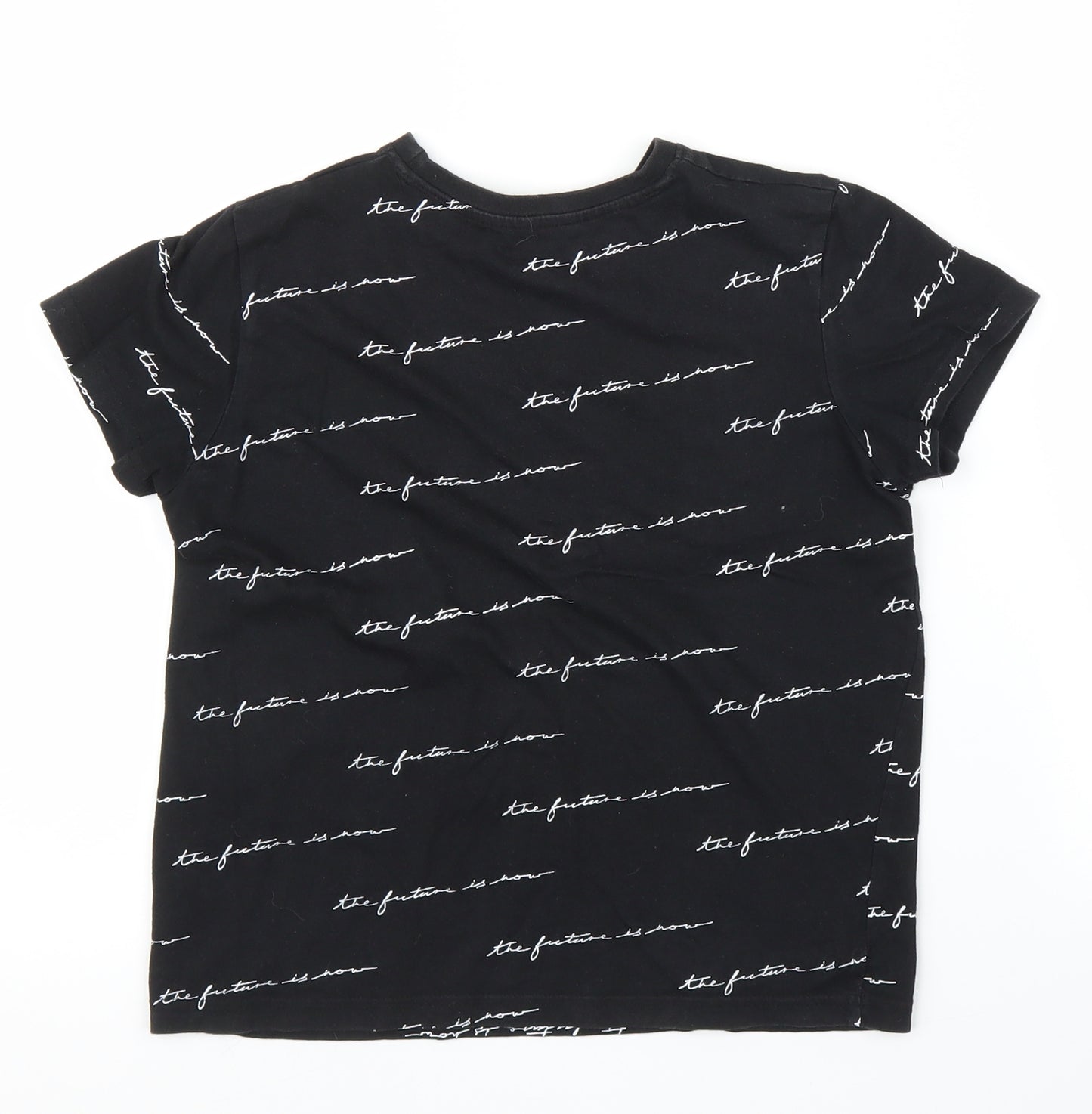 Primark Girls Black   Basic T-Shirt Size 9 Years