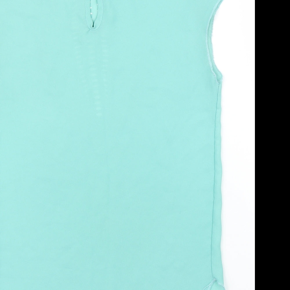 Ruiyige Womens Green   Basic Blouse Size M