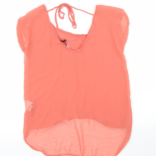 Stradavarius Womens Pink   Basic Blouse Size L