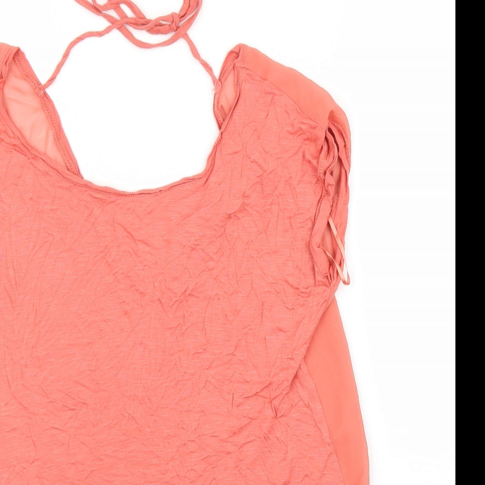 Stradavarius Womens Pink   Basic Blouse Size L