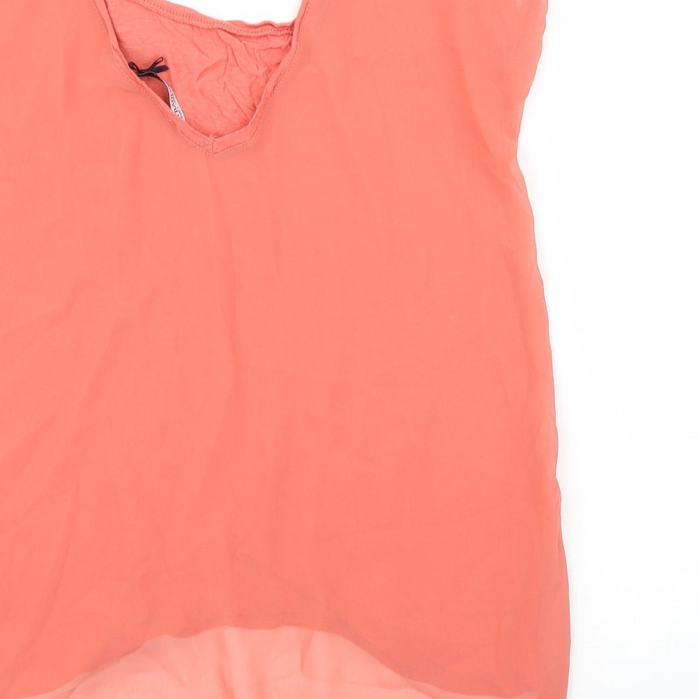 Stradavarius Womens Pink   Basic Blouse Size L