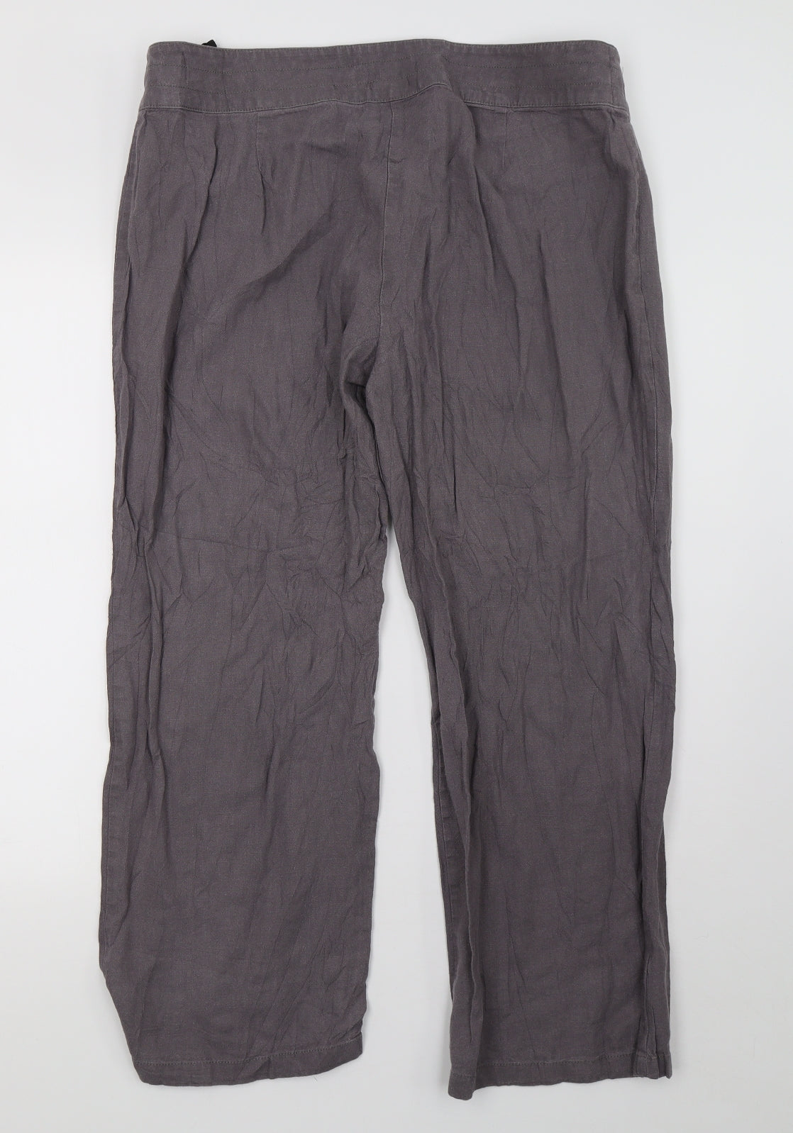 Marks and Spencer Womens Grey   Trousers  Size 18 L27 in