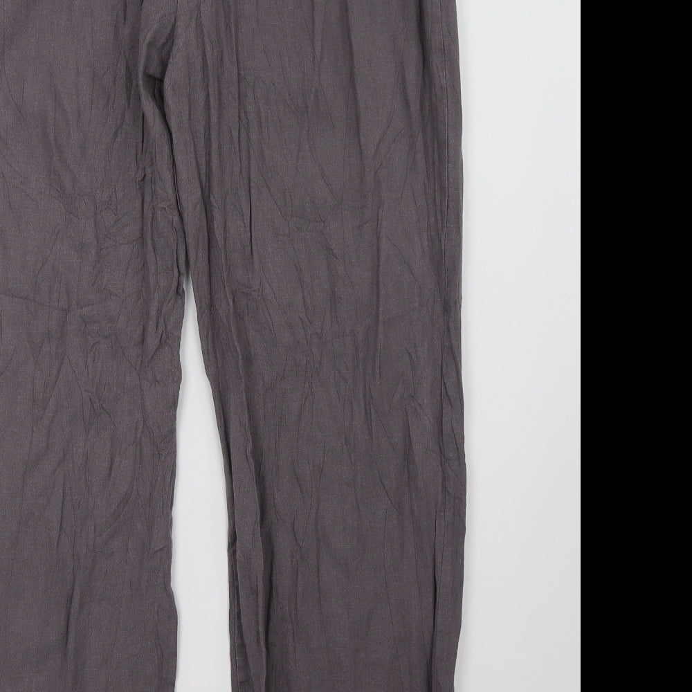 Marks and Spencer Womens Grey   Trousers  Size 18 L27 in