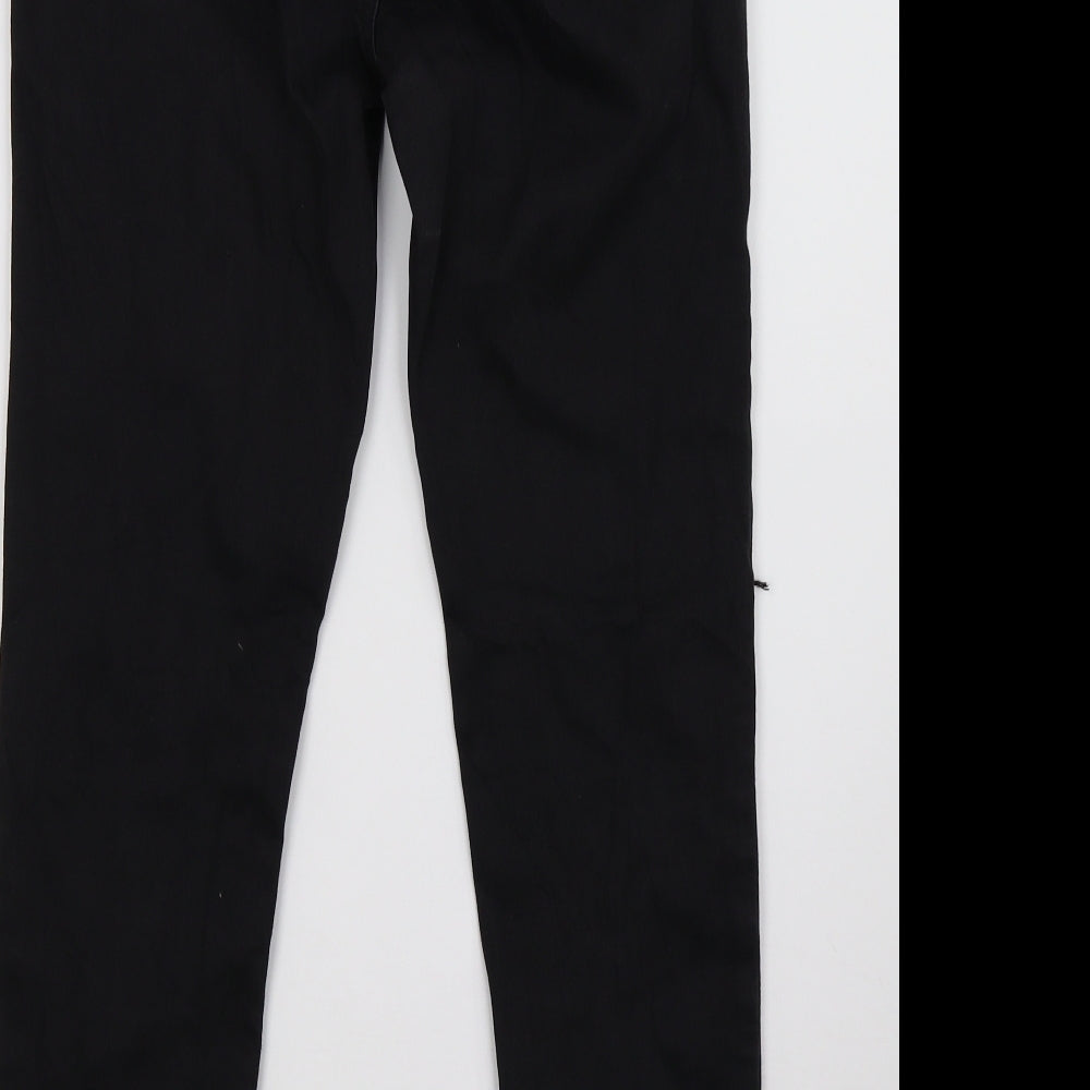 UNIF Womens Black  Denim Skinny Jeans Size 10 L27 in